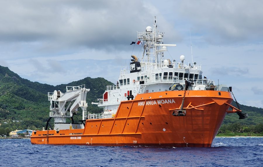 Moana Minerals / OML's survey vessel, the Anuanua Moana