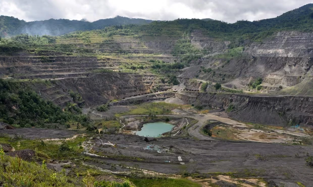 Rio Tinto's Panguna mine in Bougainville, Indonesia