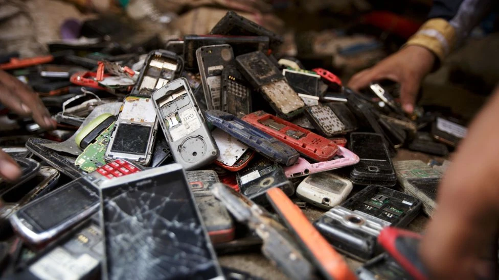 Discarded cellphones