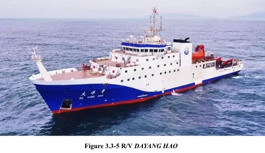 RV Dayang Hao research vessel